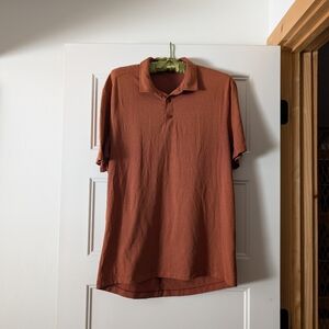 Men's Lululemon Polo Burnt Orange Size Large